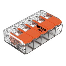 BORNE LEVIER MINI WAGO 4MM2